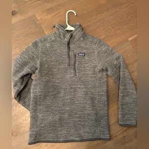 Patagonia Men's Zip-Up Sweater in Heather Gray
